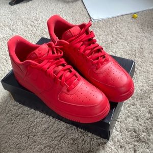 Red nike air force one